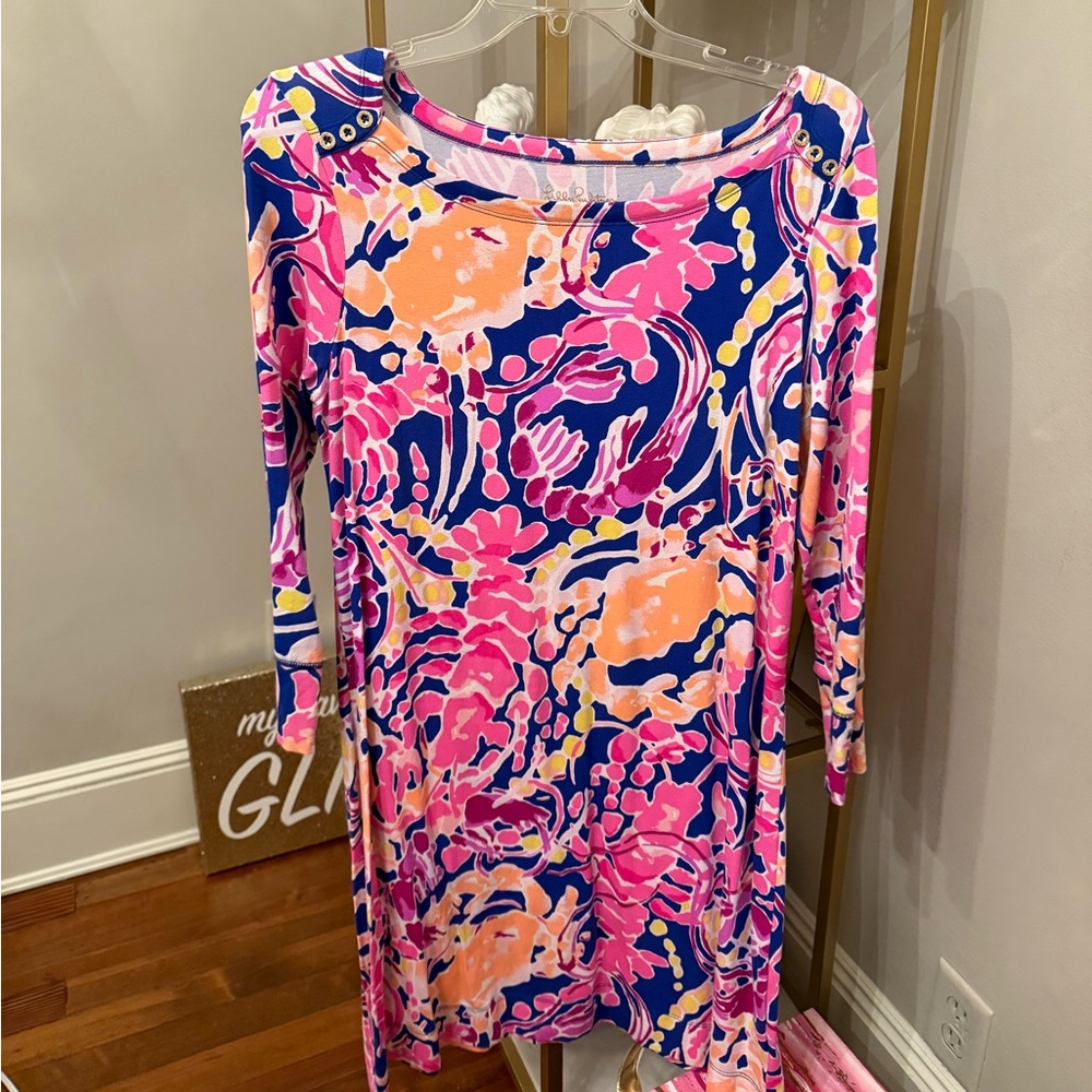 Lilly Pulitzer UPF-50 Sophie Women's Size L in Catch and Release - Picture 4 of 6